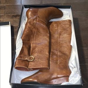 Steve Madden Cognac INTYCE boots